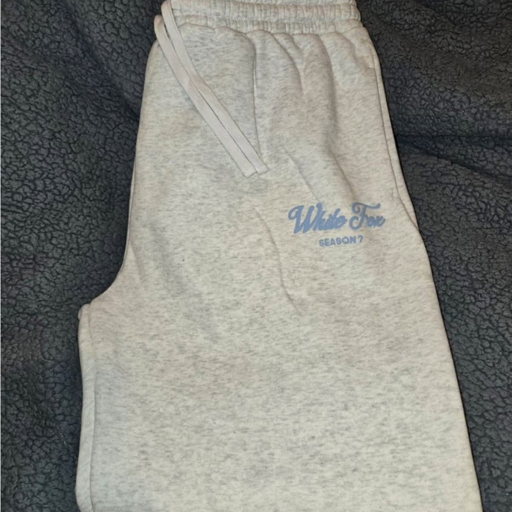 White Fox Boutique Gray Track Pants